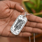 Tarot Card Necklace for Him | The Plant Lover