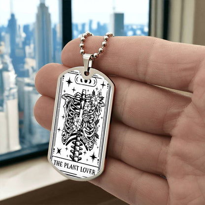 Tarot Card Necklace for Him | The Plant Lover