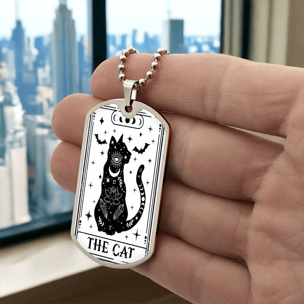 Tarot Card Necklace | The Cat