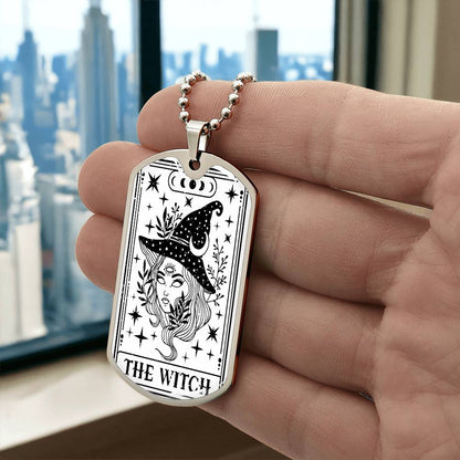 Tarot Card Necklace | The Witch