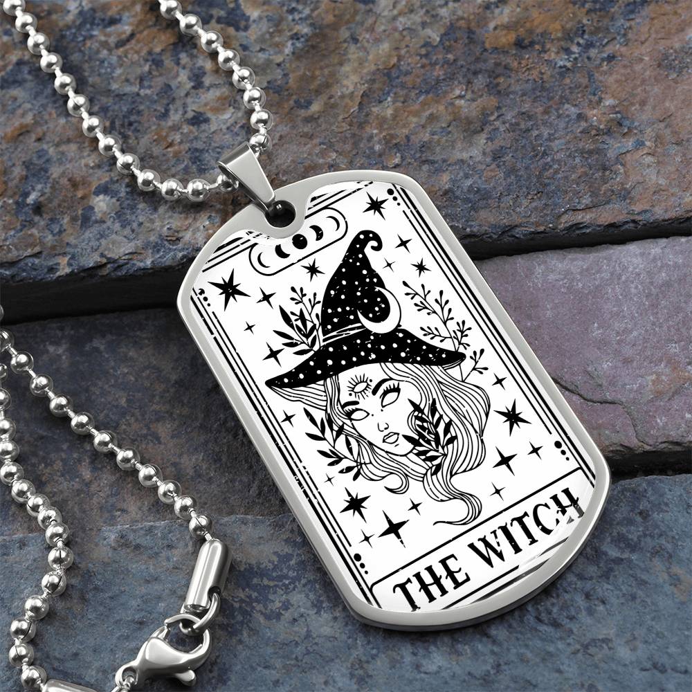 Tarot Card Necklace | The Witch