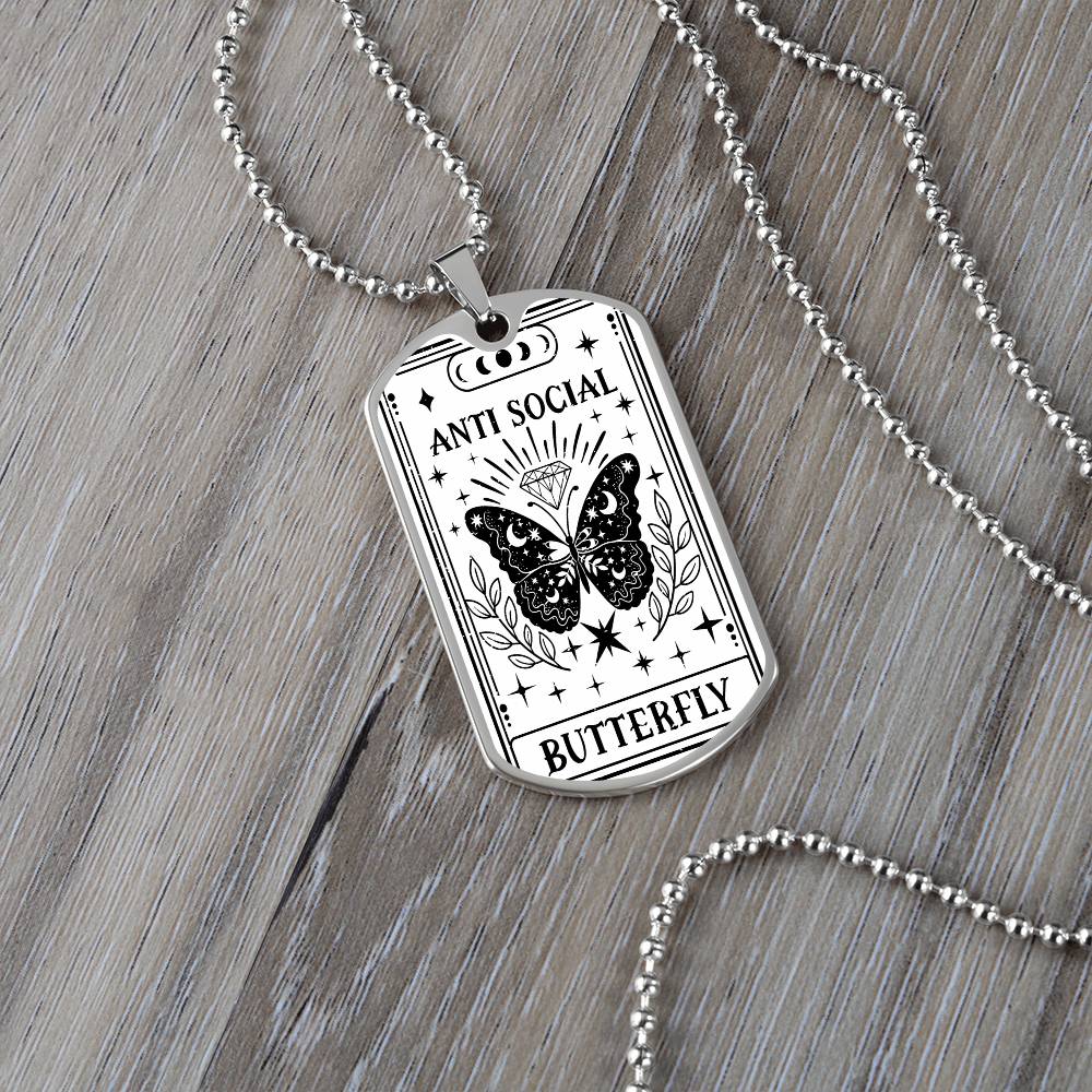 Tarot Card Necklace | Anti Social