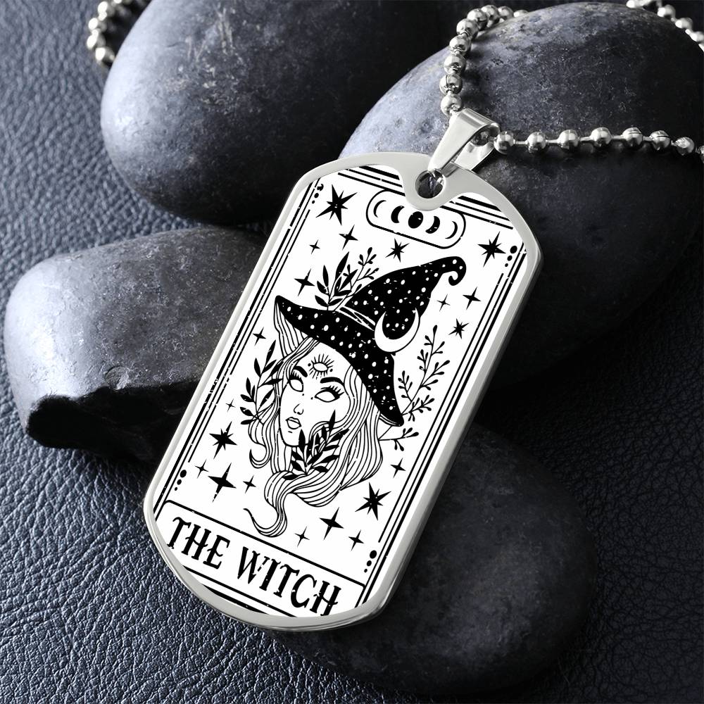 Tarot Card Necklace | The Witch