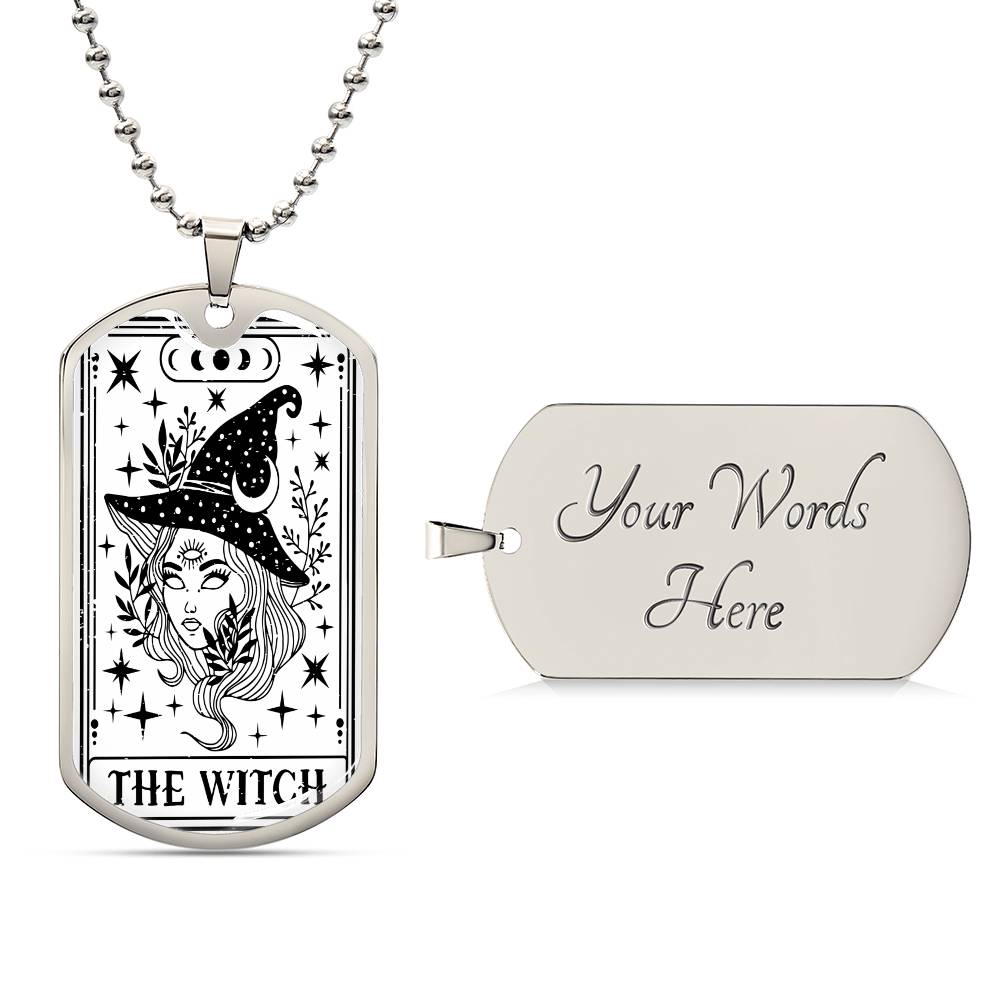 Tarot Card Necklace | The Witch