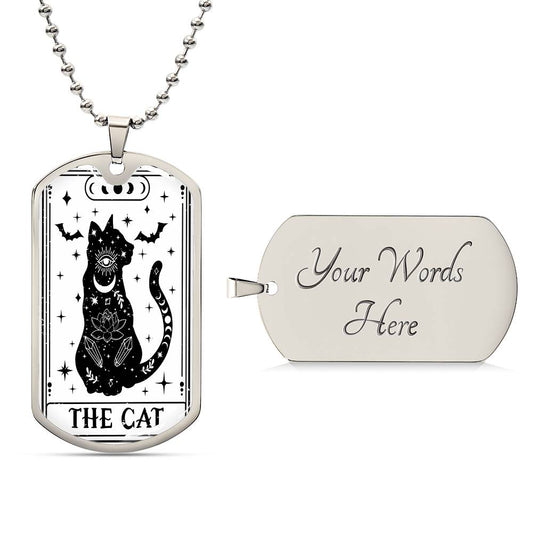 Tarot Card Necklace | The Cat