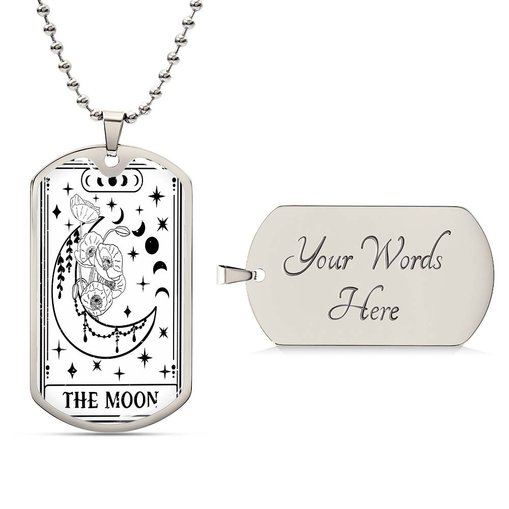 Tarot Card Necklace | The Moon