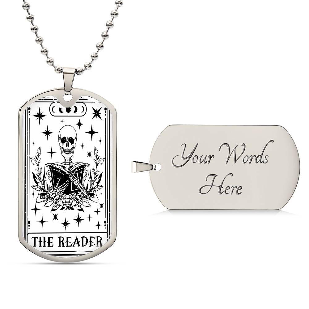 Tarot Card Necklace | The Reader