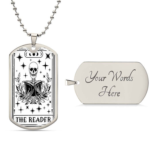 Tarot Card Necklace | The Reader