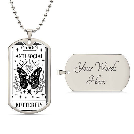 Tarot Card Necklace | Anti Social