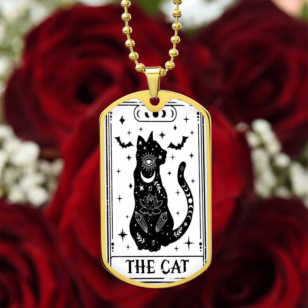 Tarot Card Necklace | The Cat