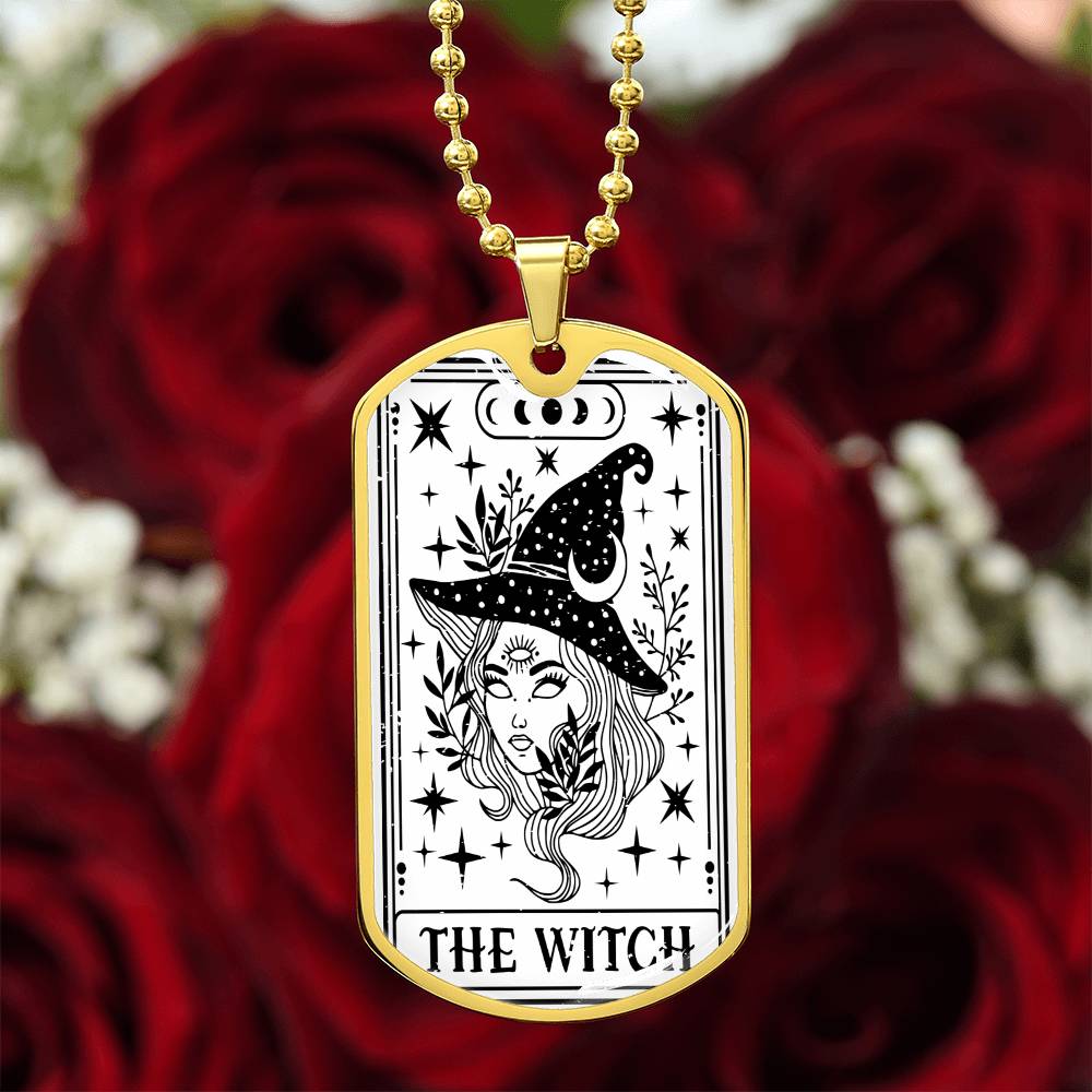 Tarot Card Necklace | The Witch