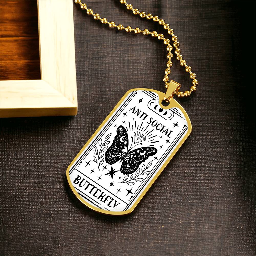 Tarot Card Necklace | Anti Social