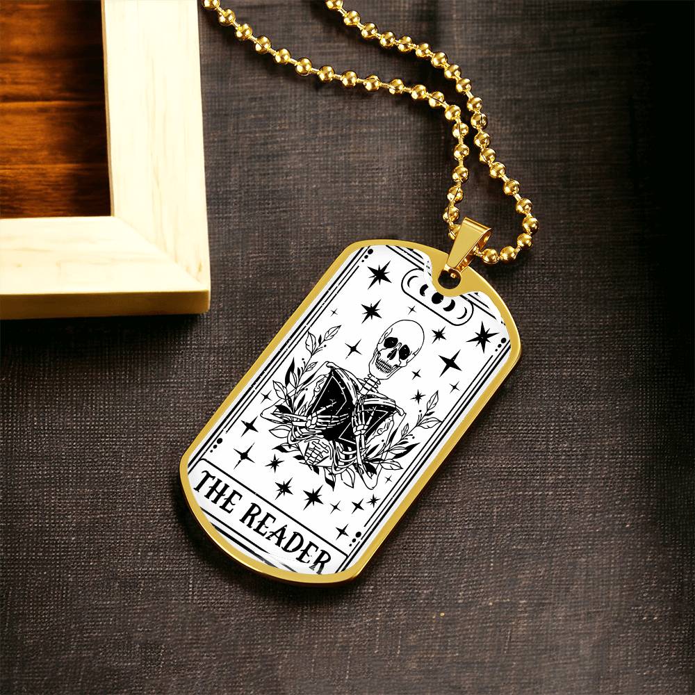 Tarot Card Necklace | The Reader