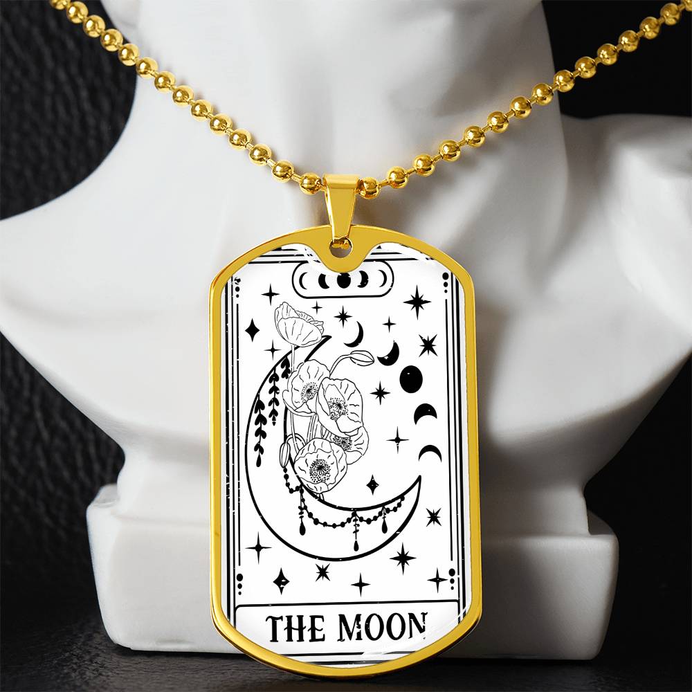 Tarot Card Necklace | The Moon