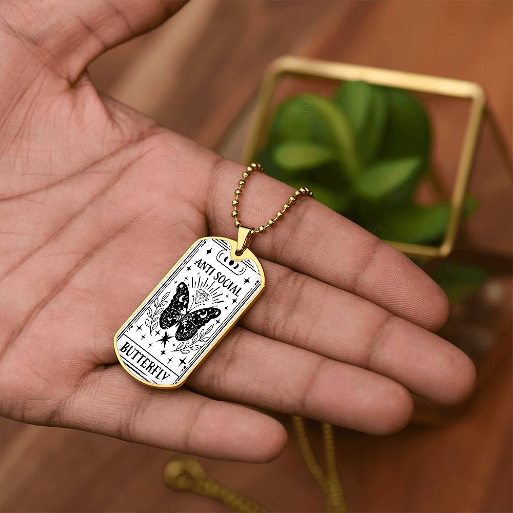 Tarot Card Necklace | Anti Social