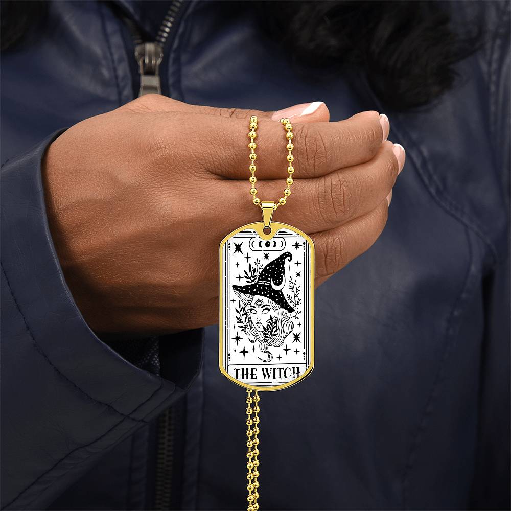 Tarot Card Necklace | The Witch