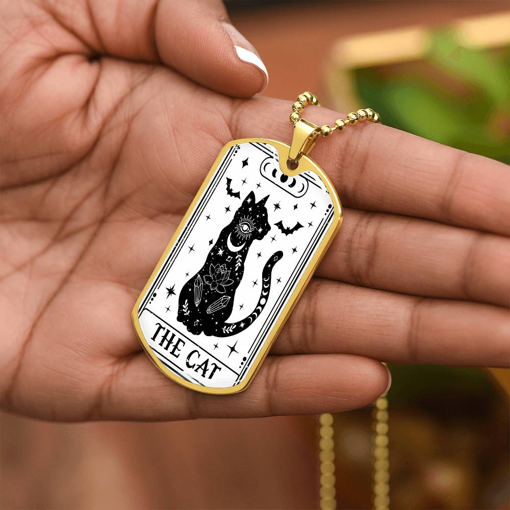 Tarot Card Necklace | The Cat