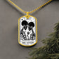 Tarot Card Necklace for Him | The Lovers