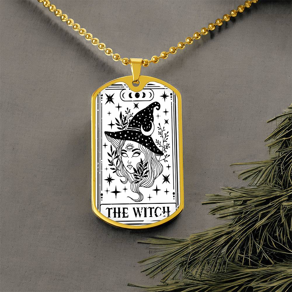 Tarot Card Necklace | The Witch