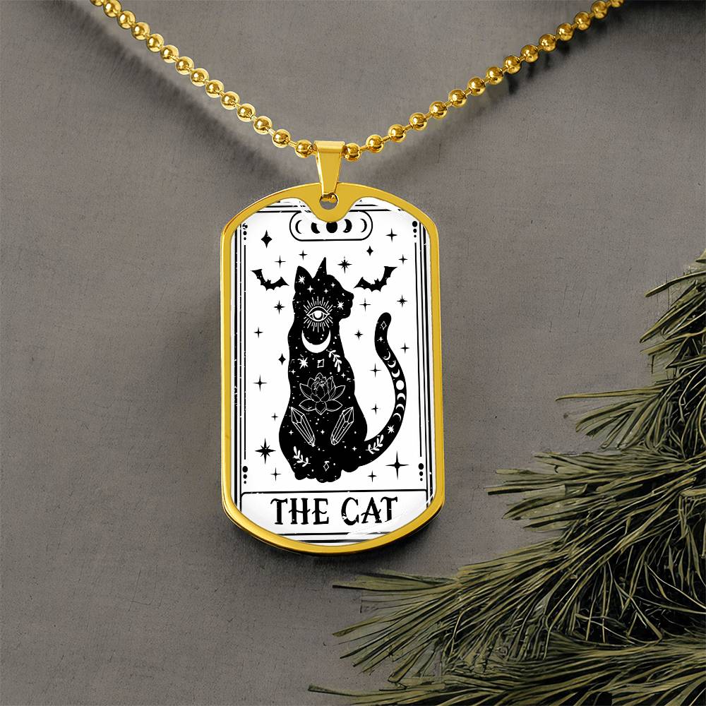 Tarot Card Necklace | The Cat