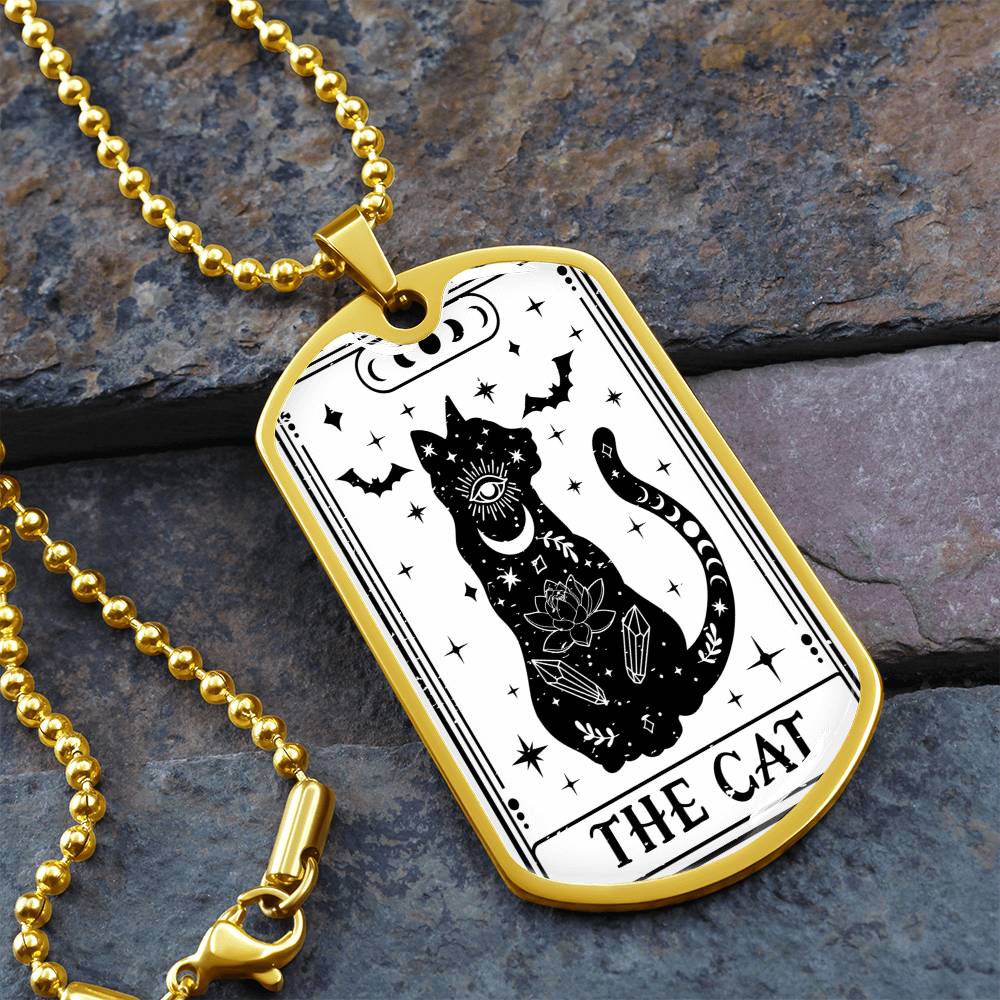 Tarot Card Necklace | The Cat