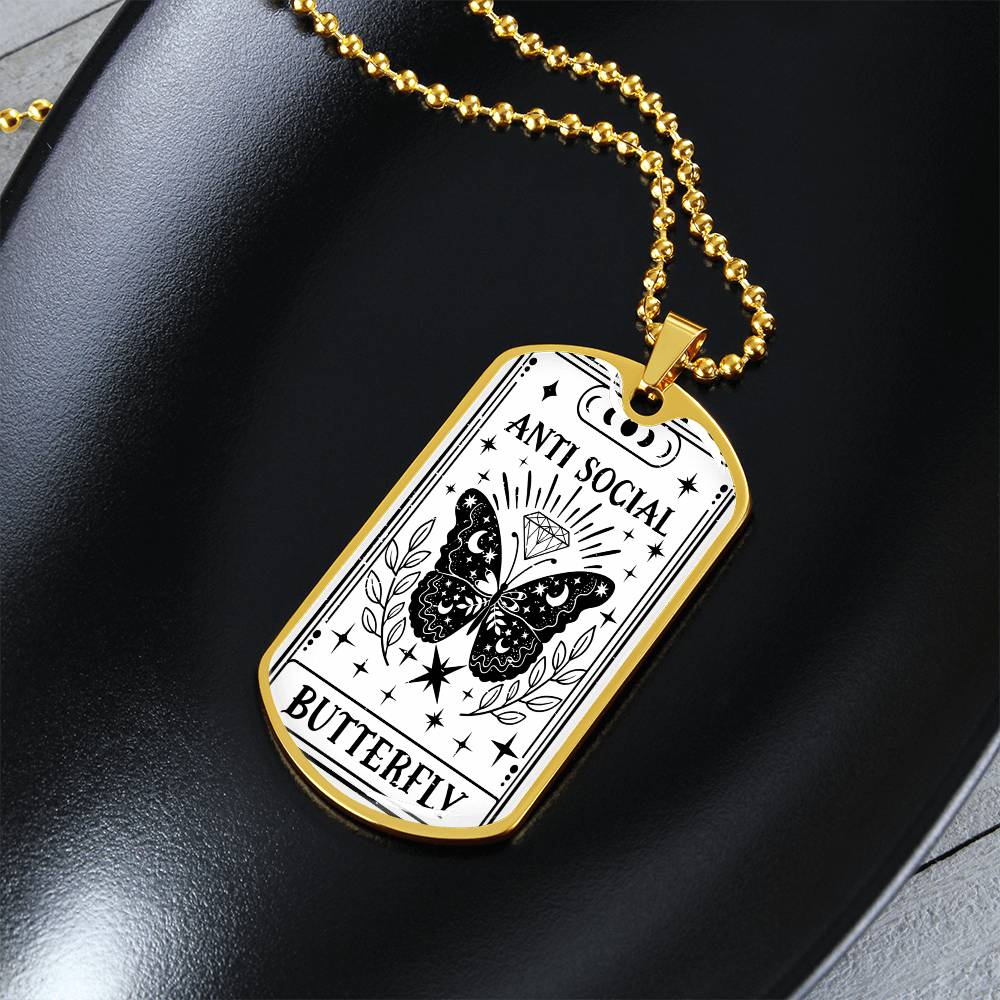 Tarot Card Necklace | Anti Social