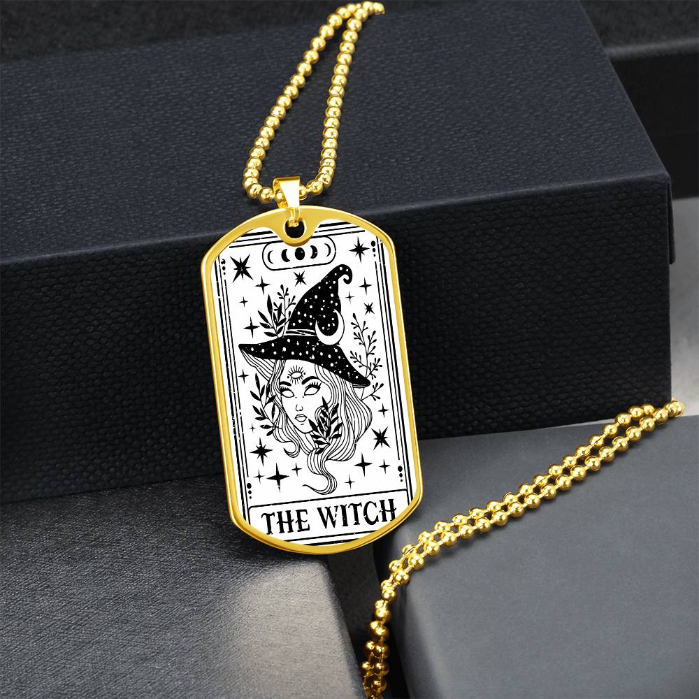 Tarot Card Necklace | The Witch