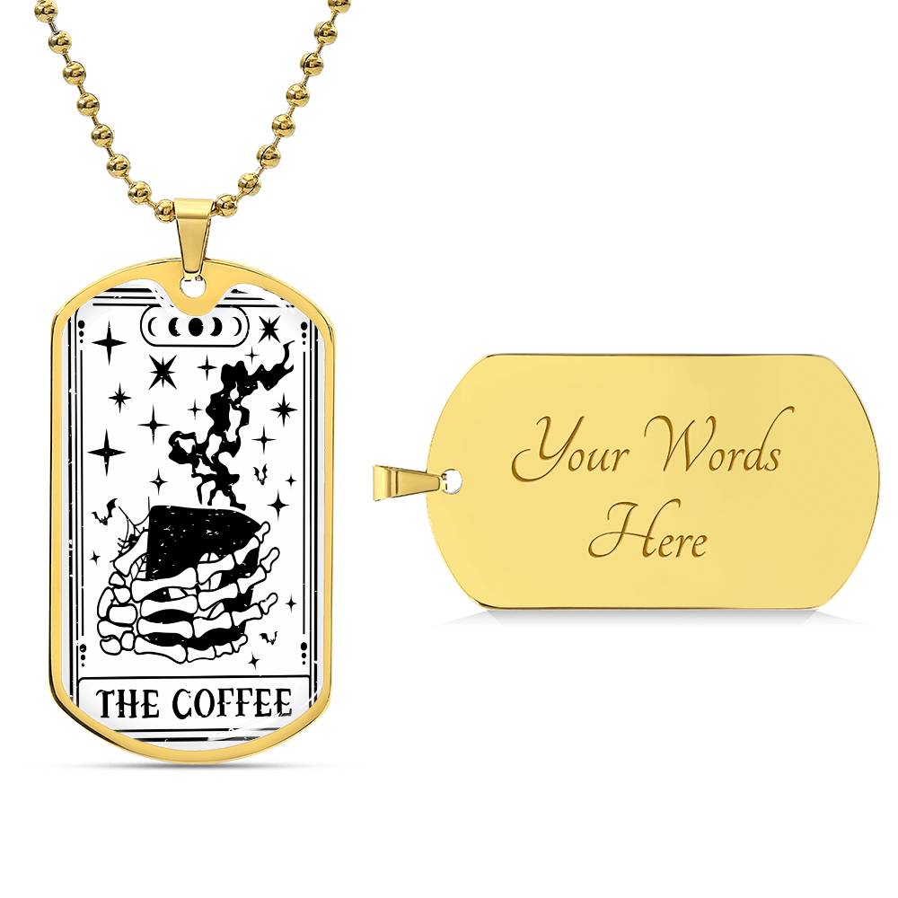 Tarot Card Necklace | The Coffee