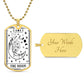 Tarot Card Necklace | The Moon