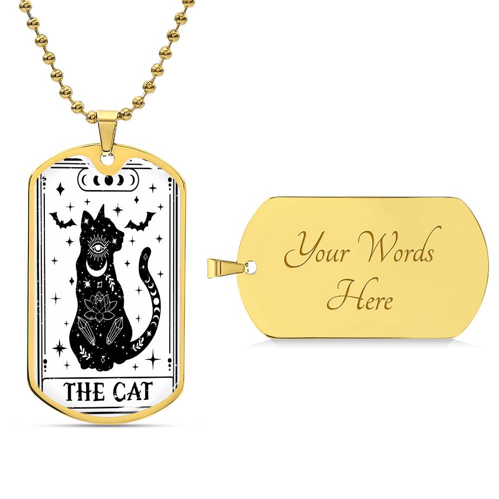 Tarot Card Necklace | The Cat