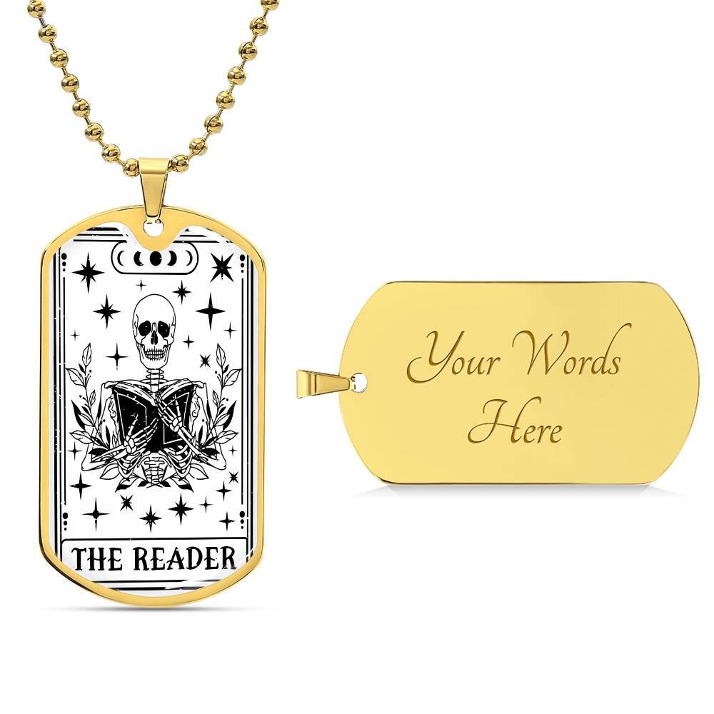 Tarot Card Necklace | The Reader