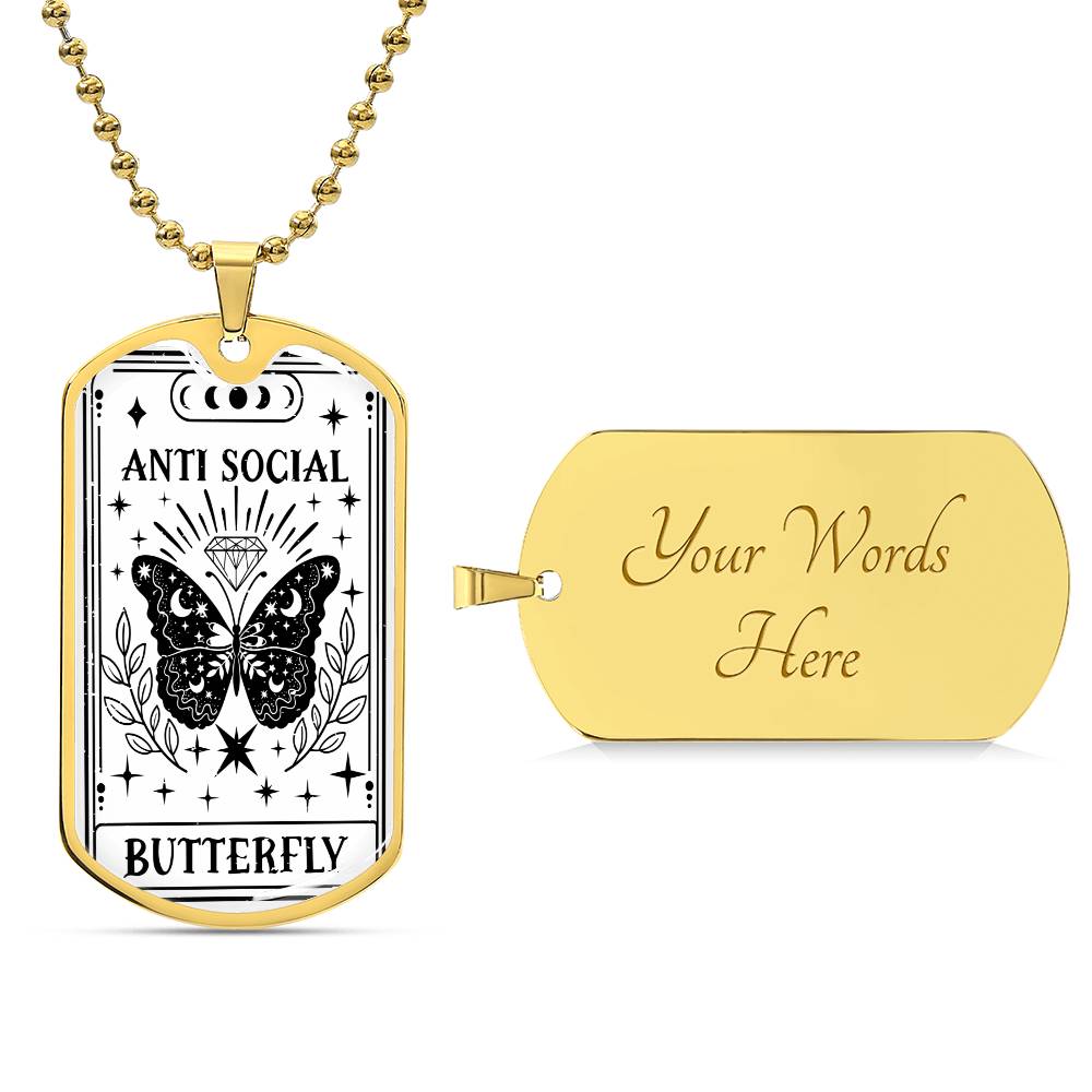 Tarot Card Necklace | Anti Social