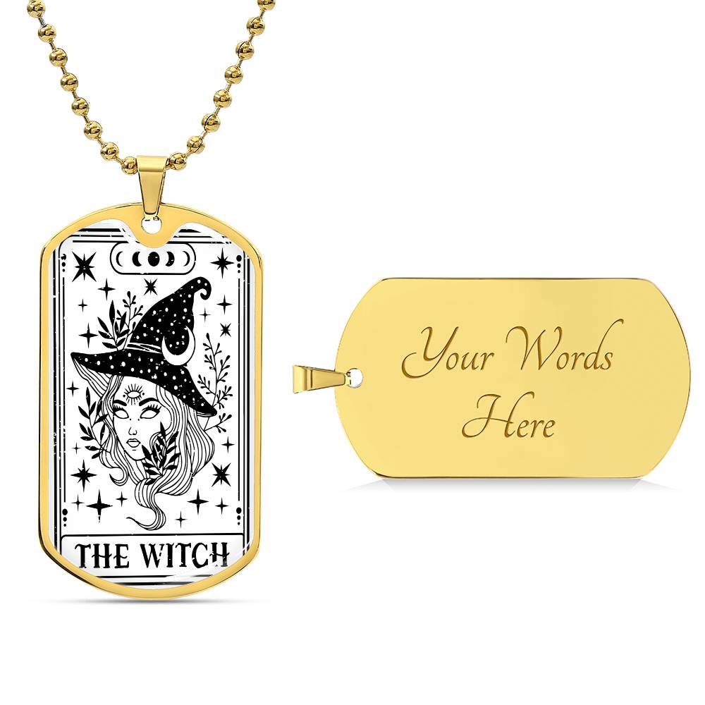 Tarot Card Necklace | The Witch