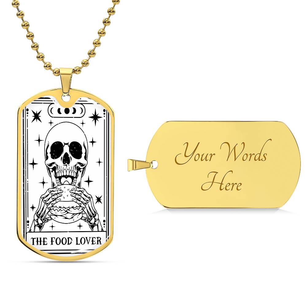 Tarot Card Necklace | The Food Lover