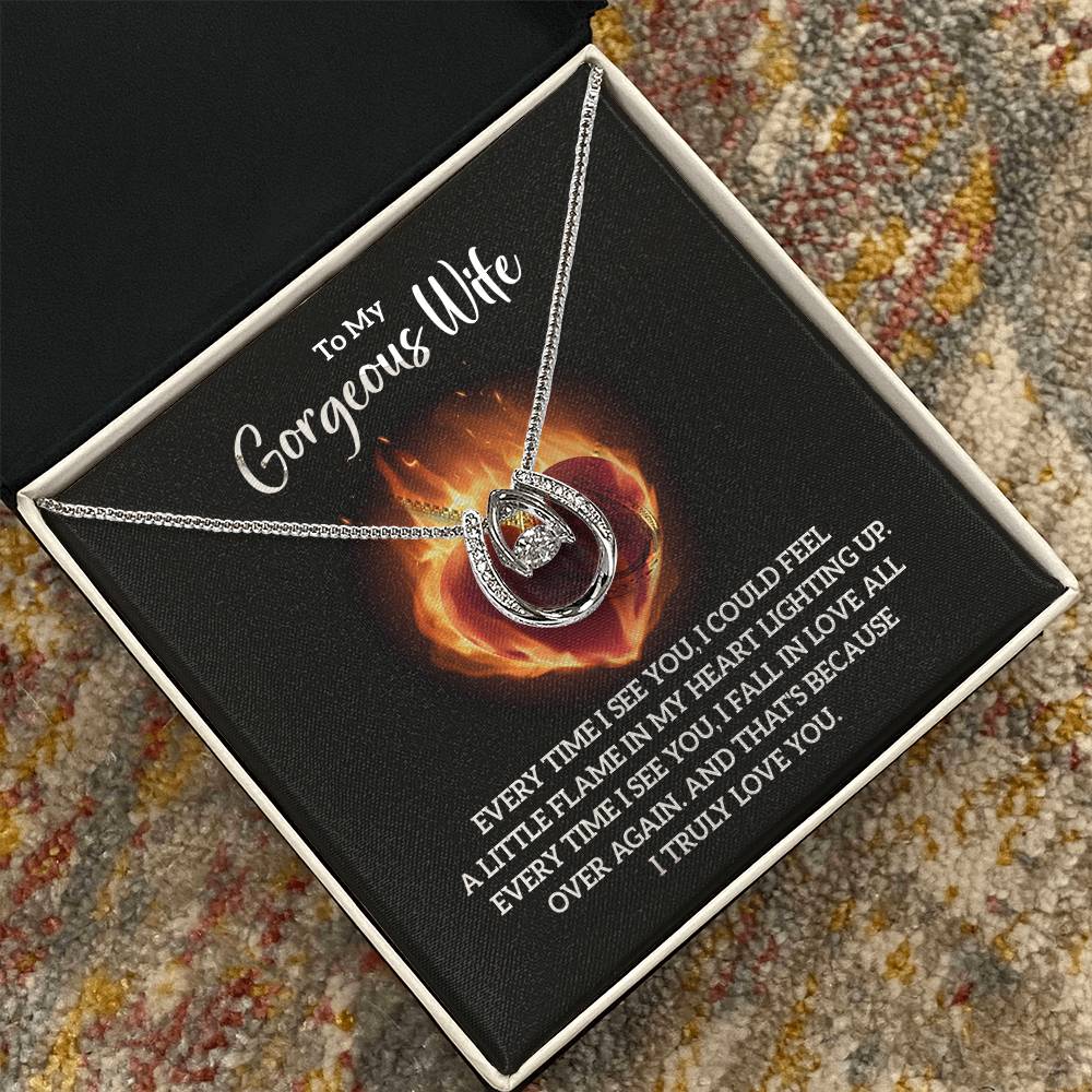 My Gorgeous Wife Cubic Zirconia Necklace