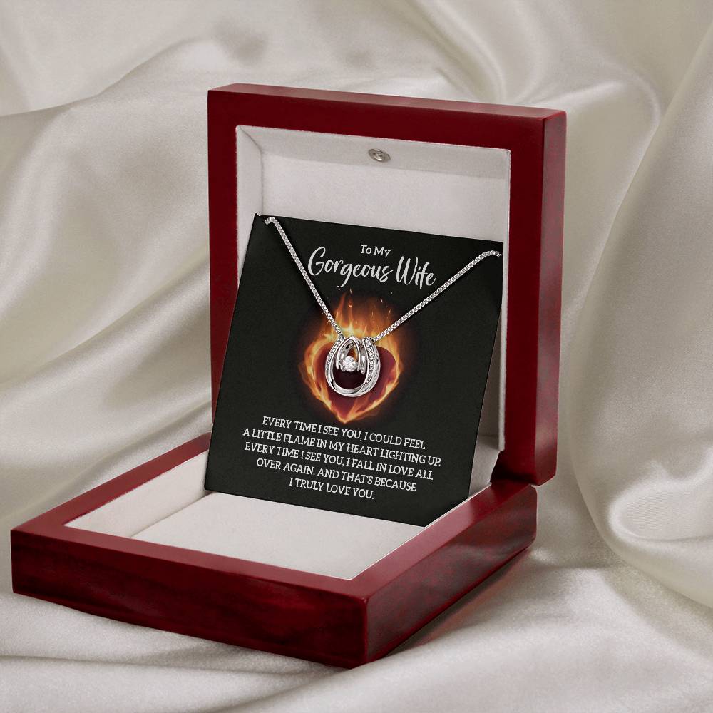 My Gorgeous Wife Cubic Zirconia Necklace
