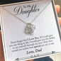 Daughter - Never Forget - Love Knot Necklace
