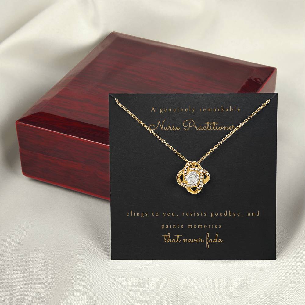 Heartfelt Nurse Practitioner Necklace | Gift for Exceptional Medical Professional | Nurse Thank You Jewelry