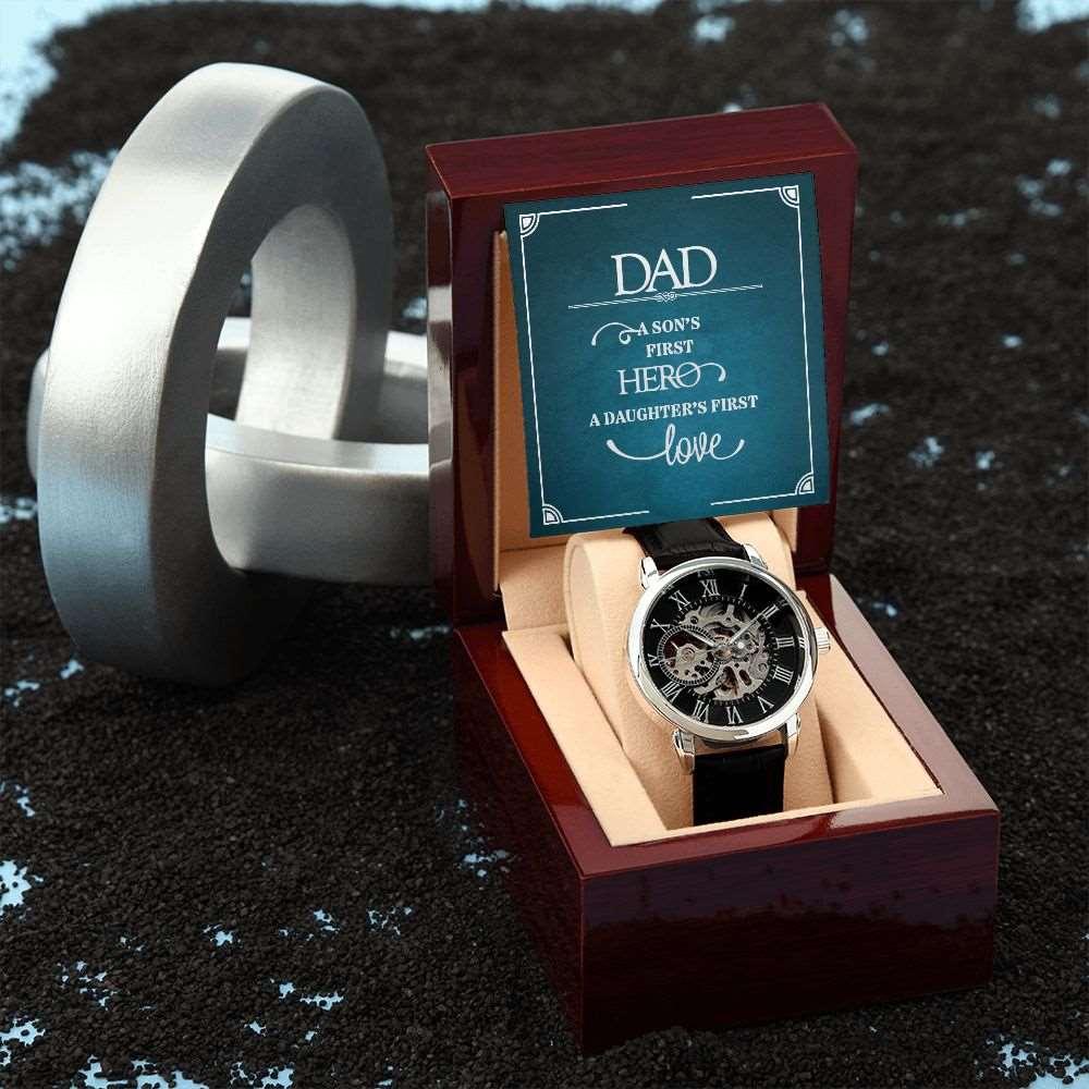 To Dad - Men's Openwork Watch