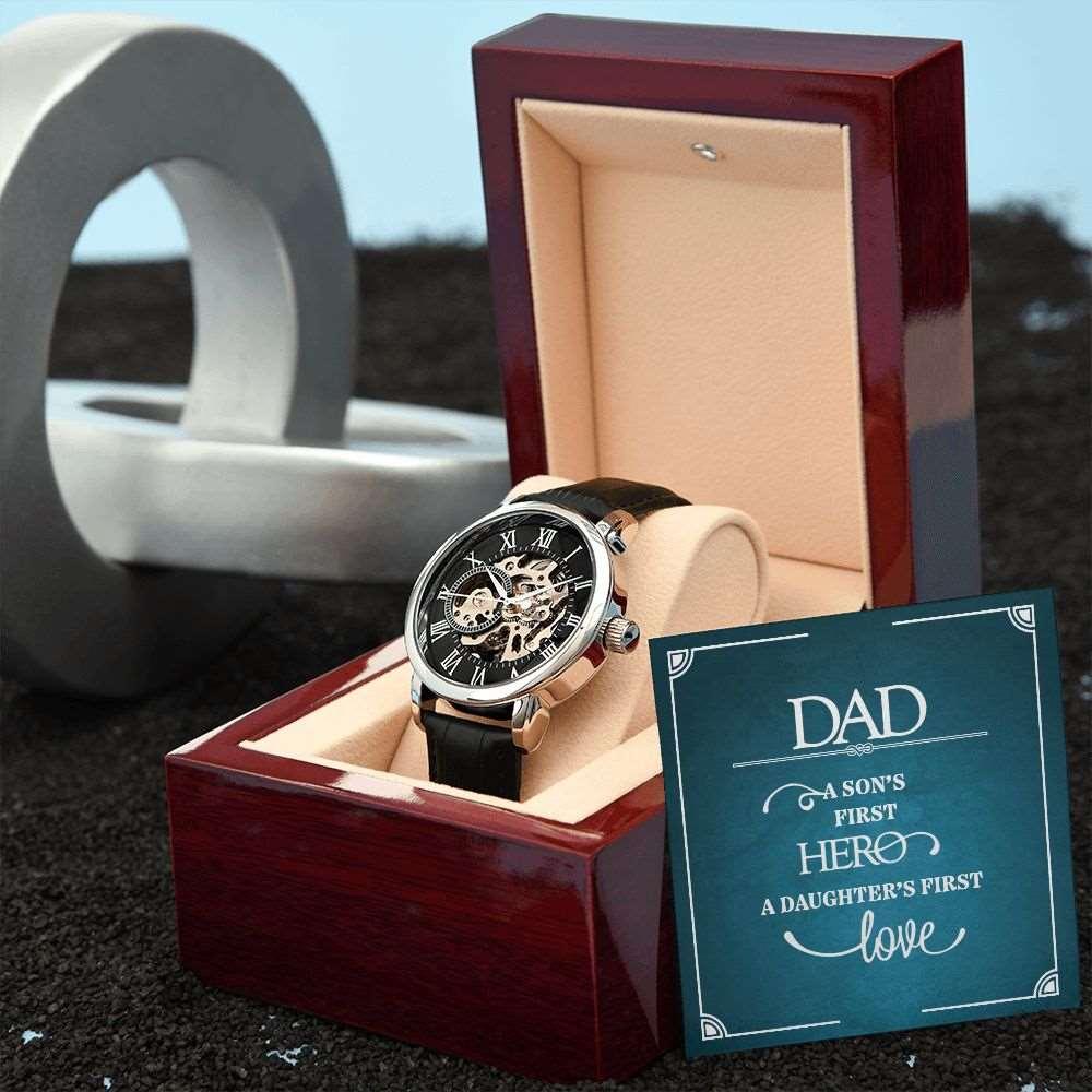 To Dad - Men's Openwork Watch