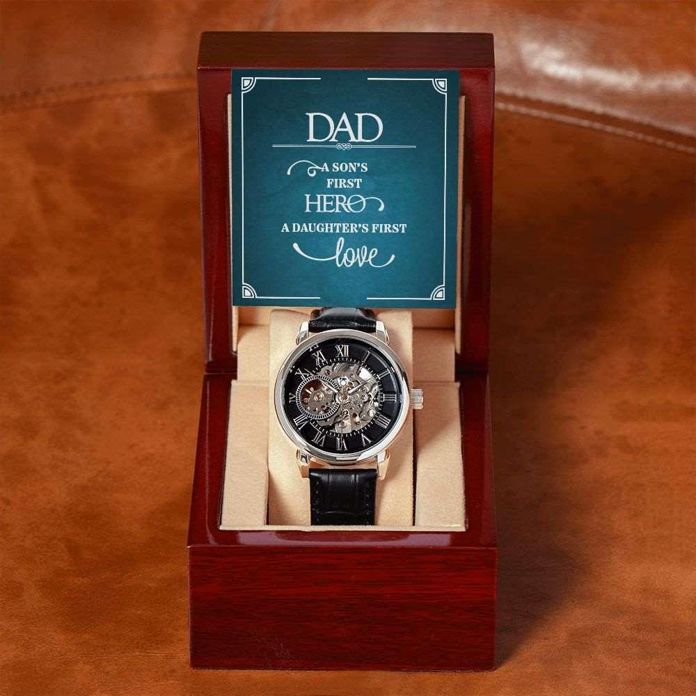 To Dad - Men's Openwork Watch