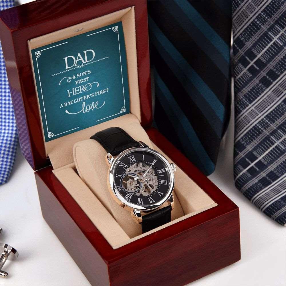 To Dad - Men's Openwork Watch