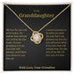 Granddaughter Love Knot Necklace
