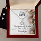 My Love - Eternal Hope Necklace and Cubic Zirconia Earring Set