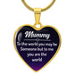 Mummy's Heart Pendant Necklace