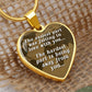 Away From Family - Hardest Part- Pendant Necklace