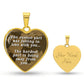 Away From Family - Hardest Part- Pendant Necklace