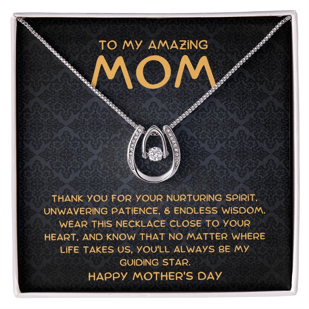 Mother's Gift | Mother's Day | White Gold Necklace