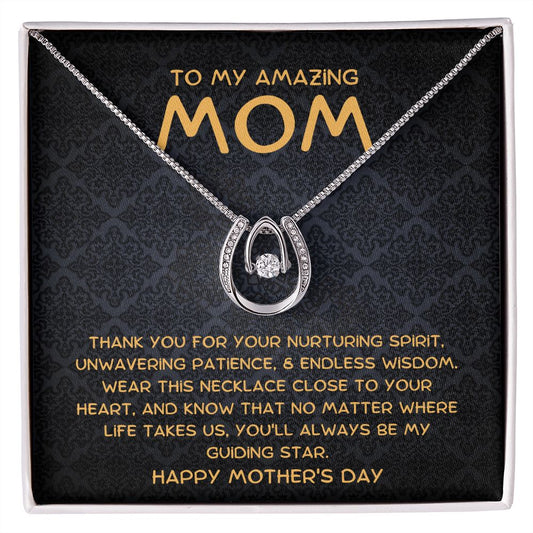 Mother's Gift | Mother's Day | White Gold Necklace