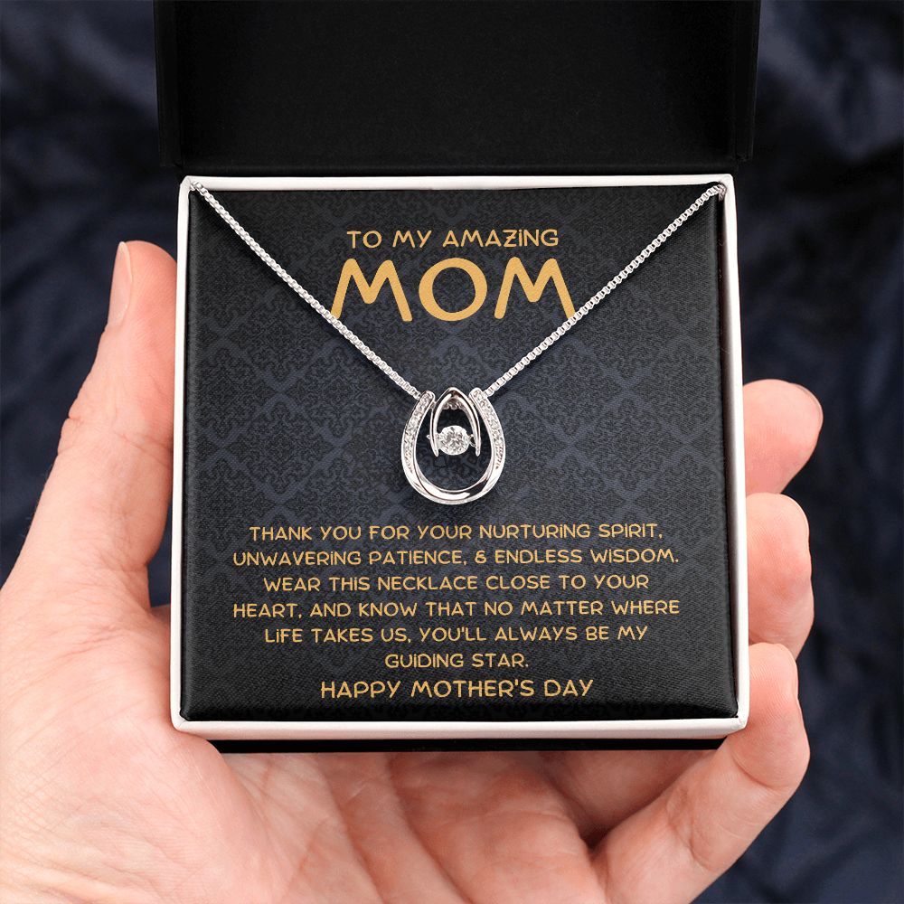 Mother's Gift | Mother's Day | White Gold Necklace